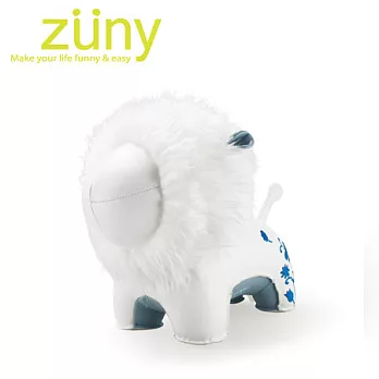 Zuny-獅子造型擺飾書檔(Lomo-白色)