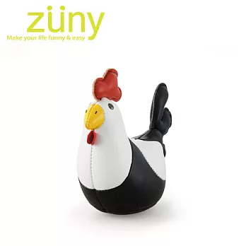 Zuny Classic-公雞造型擺飾紙鎮(白+黑色)