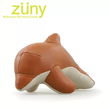 Zuny-海豚造型擺飾紙鎮(Dura-黃褐色)