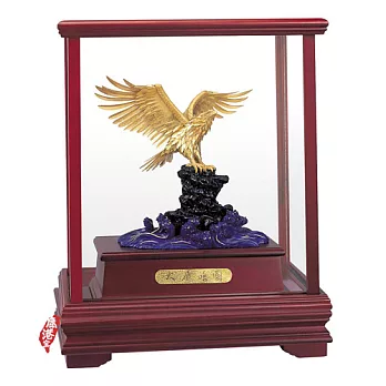 鹿港窯-立體金箔畫-大展鴻圖(櫥窗系列29x17cm)