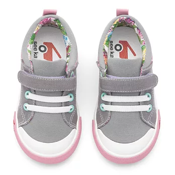 Sneakers經典帆布鞋-灰色花園6灰