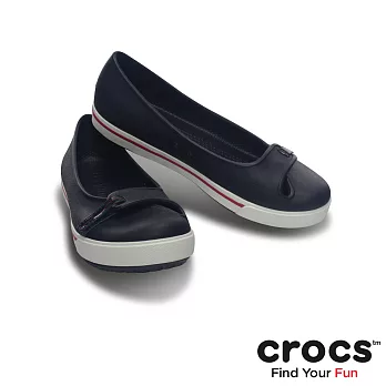Crocs - 女款 - 卡駱班 2.5 代輕便鞋 -35深藍/山莓紅色