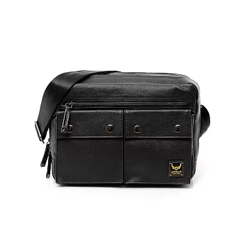 【美國 AIRWALK】空降使者系列側背包-中-黑