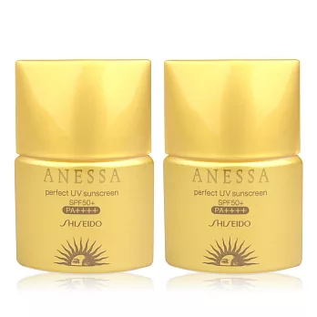 SHISEIDO 資生堂 安耐曬黃金鑽級防曬露A+ SPF50+‧PA++++(12ML)X2入