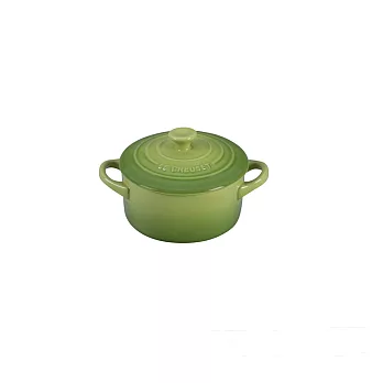 LE CREUSET-迷你圓形瓷器鍋(奇異果綠.直徑13.5cm)