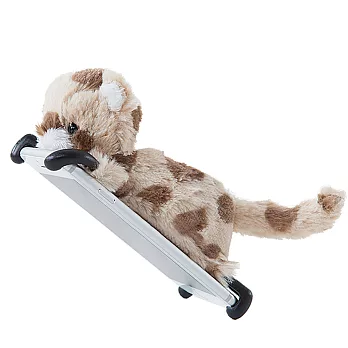 SIMASIMA MYUMYU 花豹(棕)絨毛寵物 iPhone保護套