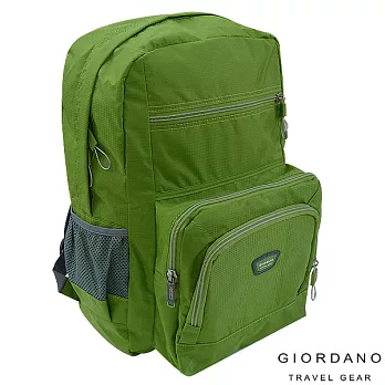 GIORDANO 佐丹奴 休閒格紋多功能兩用肩斜背包(蘋果綠)