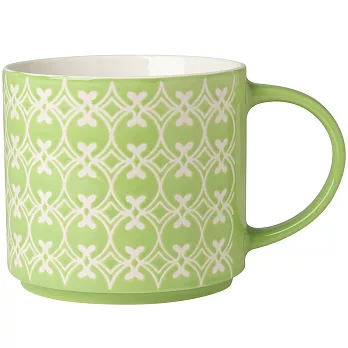 《NOW》雕紋馬克杯(淺綠)