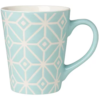 《NOW》雕紋馬克杯(淺藍375ml)