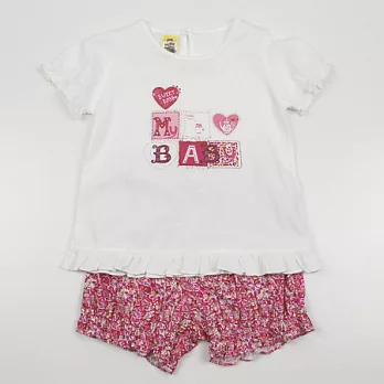 【愛的世界】純棉包袖娃娃裝上衣-台灣製-105白色