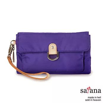 satana - 都會摩登 萬用手拿包/手機包 - 藍紫色