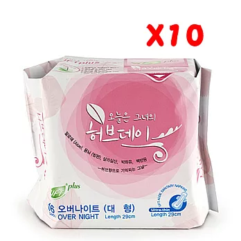 【UFT】韓風草本假期衛生棉《夜用型》10包組