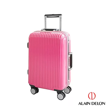 ALAIN DELON亞蘭德倫 20吋 時尚瑰麗系列鋁框登機箱 (粉紅)