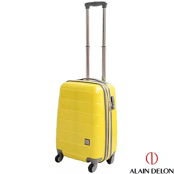 ALAIN DELON 亞蘭德倫 20吋 時尚方格系列登機箱(黃)