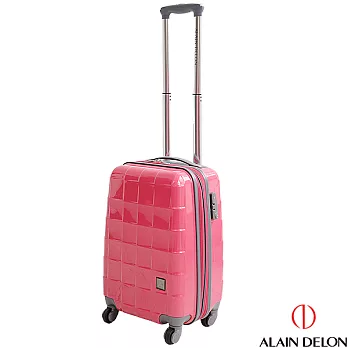 ALAIN DELON 亞蘭德倫 20吋 時尚方格系列登機箱(粉紅)20吋