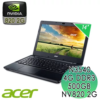 【Acer】E5-411G-P3NK N3540 14吋 四核心 2G獨顯 筆電