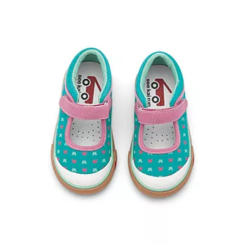 Sneakers帆布鞋-瑪莉珍帆布鞋-水色蝴蝶6藍