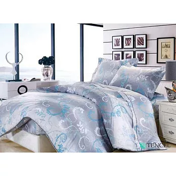 【法式寢飾花季】時尚典藏-雙人100%天絲纖維被套床包組(天脈傳奇5*6.2尺)