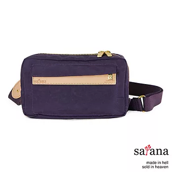 satana - 出國必備腰包/斜背兩用包 - 紫色
