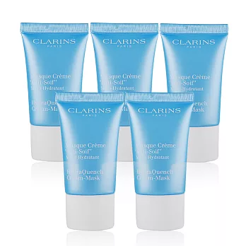 CLARINS 克蘭詩 水潤奇肌保濕水面膜(15ml)X5入