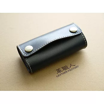 LF革職人 BRAVERY 鑰匙包深藍色