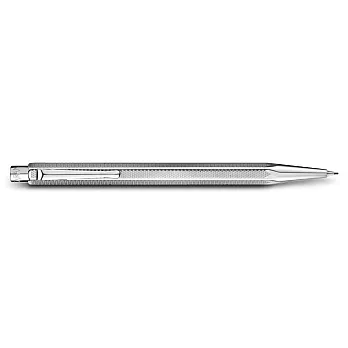 CARAN d’ACHE 艾可朵復古麥紋自動鉛筆(鈀金)