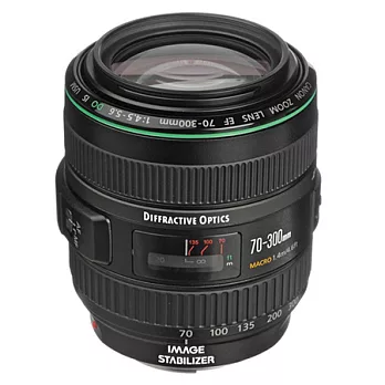 (公司貨)Canon EF 70-300mm F4.5-5.6 DO IS USM 望遠變焦鏡-送TOKO薄框濾鏡(58)+大吹球清潔組+LP1專業拭鏡筆