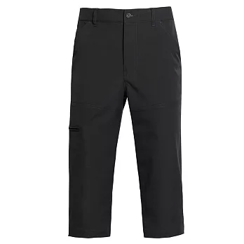 【hilltop山頂鳥】男款抗UV彈性七分褲S07M84-34黑