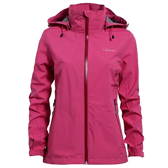 【hilltop山頂鳥】女款GoreTex 抗UV單件式防水外套H22FQ8-M桃紅