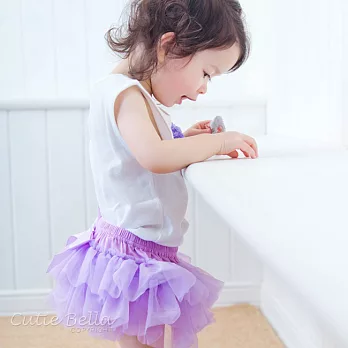 Cutie Bella雪紡蝴蝶結蓬蓬褲裙Lavender