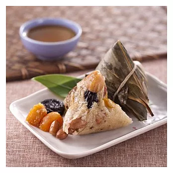 *端午節【嘉義巧巧】干貝蛋黃小肉粽(10粒)(含運)