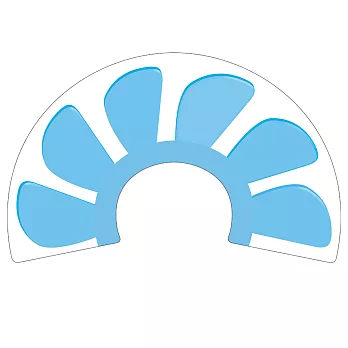 伊莉莎白寵物項圈 雨衣扣/電風扇(S)