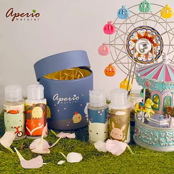 Aperio x 麵包樹聯名設計_櫻花幸福春沐旅行組(50mL)x4入