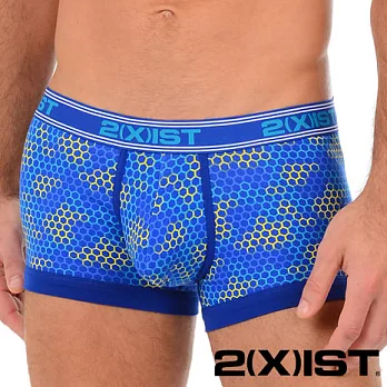 2(X)IST 彩繪系列Prints 低腰四角褲S藍金蜂巢