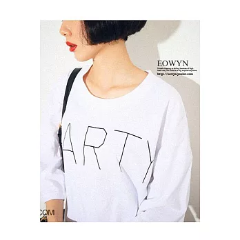 EOWYN.新款胸前字母圖案圓領中袖t恤中長款/白色/黑色/駝色/均碼/TL001-L99569-39/3色/現貨+預購FREE白色