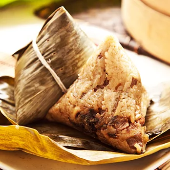 樂活e棧-頂級素食滿漢全席粽子(6顆/包,共4包)