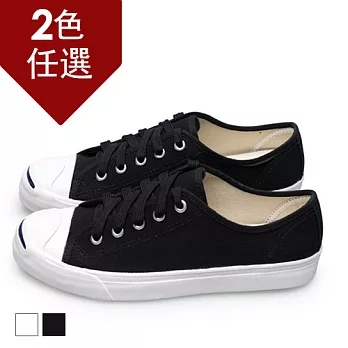 FUFA MIT簡約時尚帆布鞋(X06) - 共兩色23黑