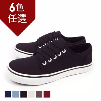 FUFA MIT 素色滑板鞋 (U16)-共六色23黑