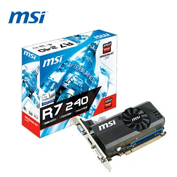 MSI 微星 R7 240 2GD3 LP 顯示卡