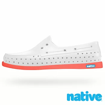 native HOWARD 晴雨帆船鞋-白x蜜糖橘子(男/女)9白x蜜糖橘子