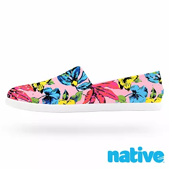 native VERONA 懶人晴雨水手鞋-粉紅花舞(男/女)22粉紅花舞