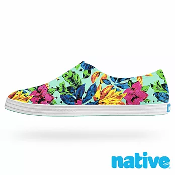 native JERICHO PRINT修身鞋-綠色花舞(女)23綠色花舞