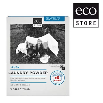 【ecostore】超濃縮環保洗衣粉/經典檸檬(500g)