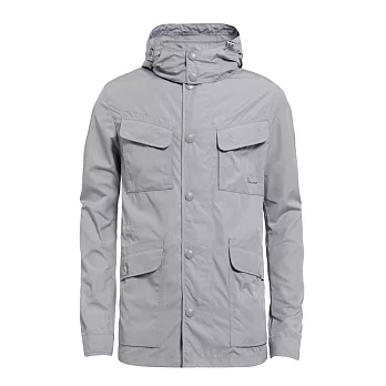 【hilltop山頂鳥】男款抗UV超潑水奈米防汙外套S02M75-M淺灰