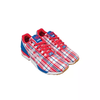 【G.T Company】Adidas Consortium x CLOT ZX Flux 慢跑鞋男款9.5紅/白/藍