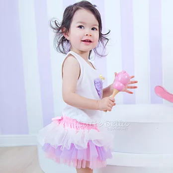 Cutie Bella雪紡蝴蝶結蓬蓬褲裙Pink-Cream/Lilac/Pink