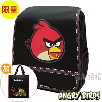 【Angry Birds憤怒鳥】書包+補習袋-日式高級護脊款(二款)經典款