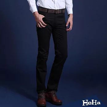 長褲 學院風修身時尚直筒休閒長褲 共七色-HeHa-29(黑色)
