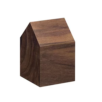 Haus 胡桃樹實木紙鎮(小屋)