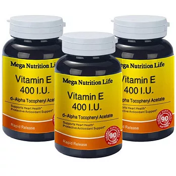 買2送1★美國Mega 天然維他命E軟膠囊90顆
